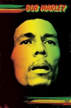 Poster Bob Marley - face