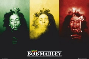 Poster Bob Marley - flag
