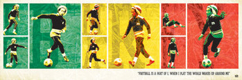 Poster Bob Marley - football