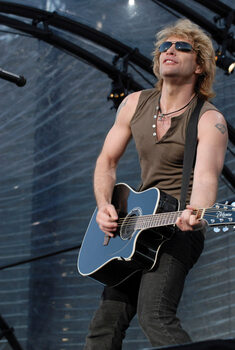 Canvas Print Bon Jovi - with