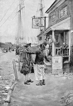 Poster Brownejohn's Wharf, New York