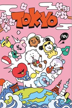 Poster BT21 - World Voyage