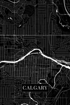 Canvas Print Calgary black