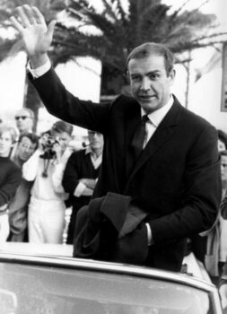 Canvas Print Cannes Film Festival : Sean Connery, in 1965