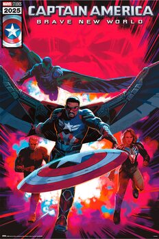 Плакат Captain America: Brave New World - Comic