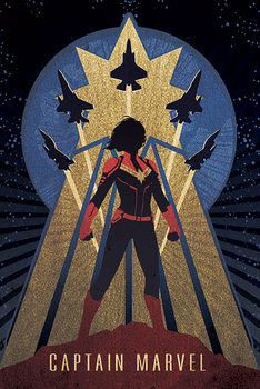 Poster Captain Marvel - Deco