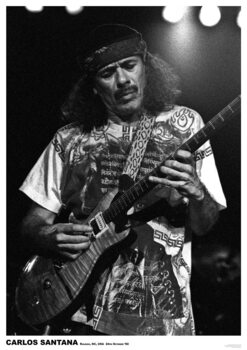 Poster Carlos Santana - USA 1992