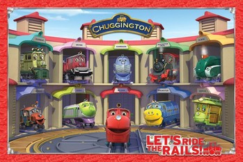 Poster CHUGGINGTON - friends