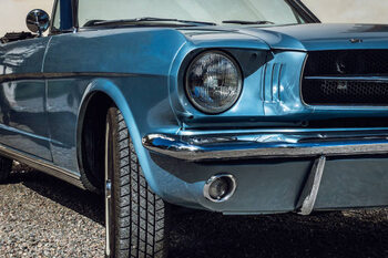 Poster Classic American car from the sixties