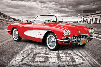 Плакат Classic Car - 1959 Corvette