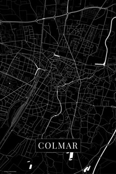 Canvas Print Colmar black