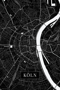 Poster Cologne black