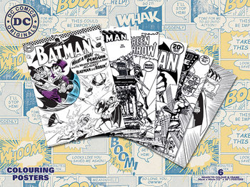 DC Originals - Retro Coloring Poster