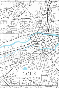 Canvas Print Cork white