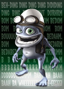 Poster Crazy Frog - Green