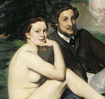 Poster Dejeuner sur l'Herbe, 1863 (oil on canvas)