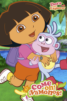 Poster DORA THE EXPLORER - come on