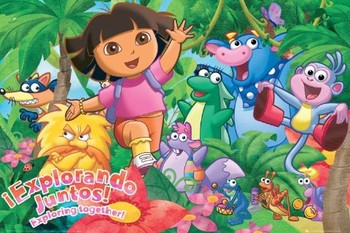 Poster DORA THE EXPLORER - group