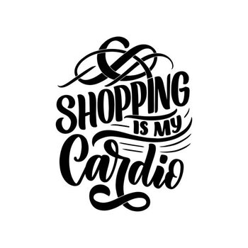 Poster Eco bag print for cloth design.