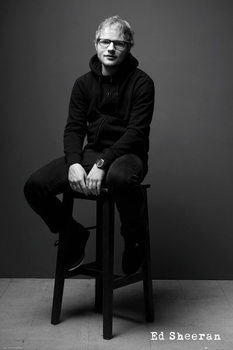 Ed Sheeran - Black and White Poster