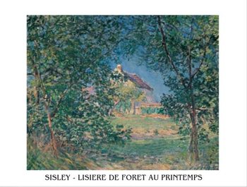 Edge of the Forest in Spring, 1885 Art Print