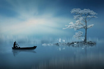 Poster Entering nature's heart