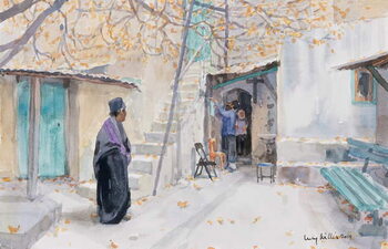Плакат Ethiopians on The Church Of The Holy Sepulchre, Jerusalem, 2019