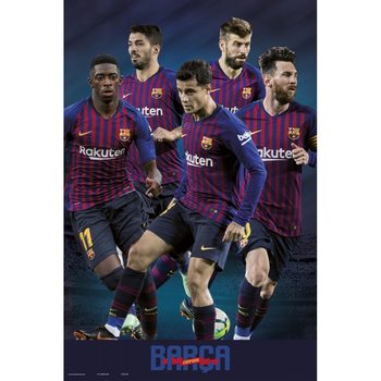Poster FC Barcelona 2018/2019 - Grupo