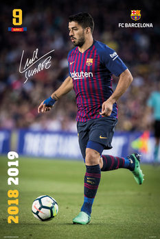 Poster FC Barcelona 2018/2019 - Luis Suarez Accion