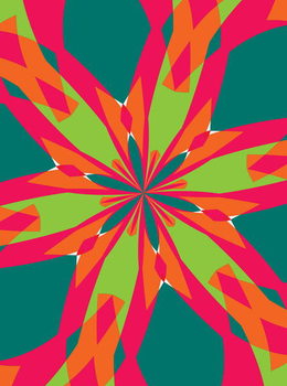 Poster flowers #21,2019,