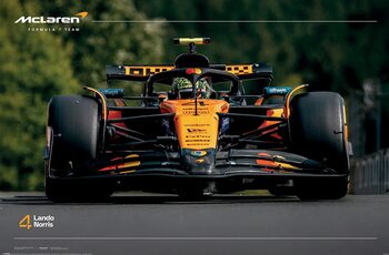 Poster Formula 1 - Lando Norris Number 4