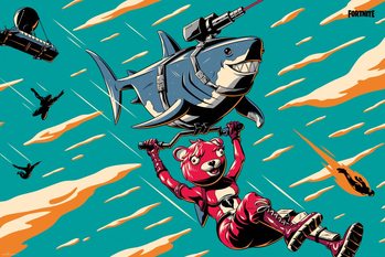 Poster Fortnite - Laser Shark