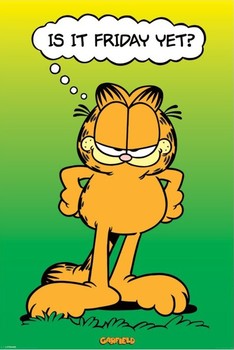 Poster GARFIELD - is it friday yet ?