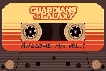 Poster Guardians Of The Galaxy - Awesome Mix Vol 1
