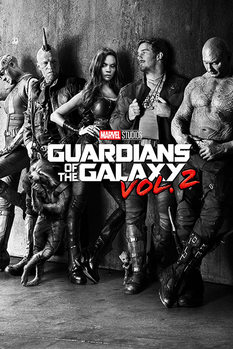 Poster Guardians of the Galaxy Vol. 2 - Black & White Teaser