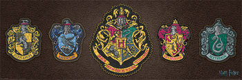 Poster Harry Potter - Crests
