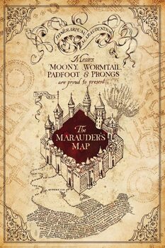 Poster XXL Harry Potter - Marauders Map