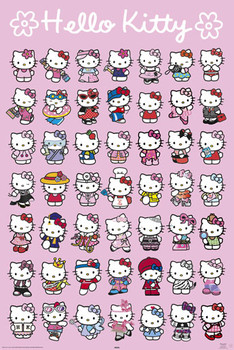 Poster HELLO KITTY - characters