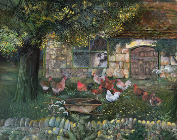 Poster Hen House, 1988