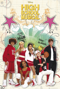 Poster HIGH SCHOOL MUSICAL 2 - cast