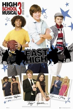 Poster HIGH SCHOOL MUSICAL 3 - boys