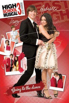 Poster HIGH SCHOOL MUSICAL 3 - troy and gabriella II