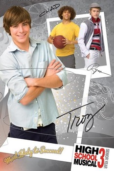 Poster HIGH SCHOOL MUSICAL 3 - troy