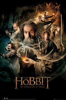 The Hobbit hot Canvas Movie Poster Wall Print Semi Gloss 24x36 New Various Sizes