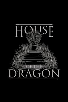 Canvas Print House of Dragon - Iron Throne