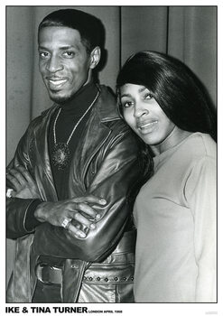 Poster Ike and Tina Turner - London April 1968
