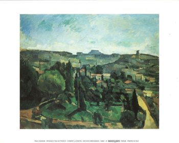 Ile De France Landscape Art Print