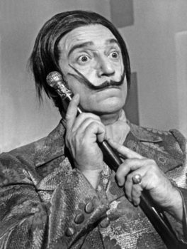 Canvas Print Jean-Marc Thibault As Salvador Dali