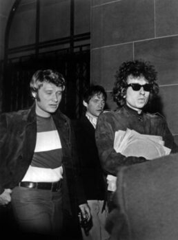 Плакат Johnny Hallyday & Bob Dylan
