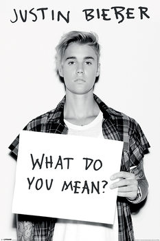 Justin Bieber - What Do You Mean ? Poster